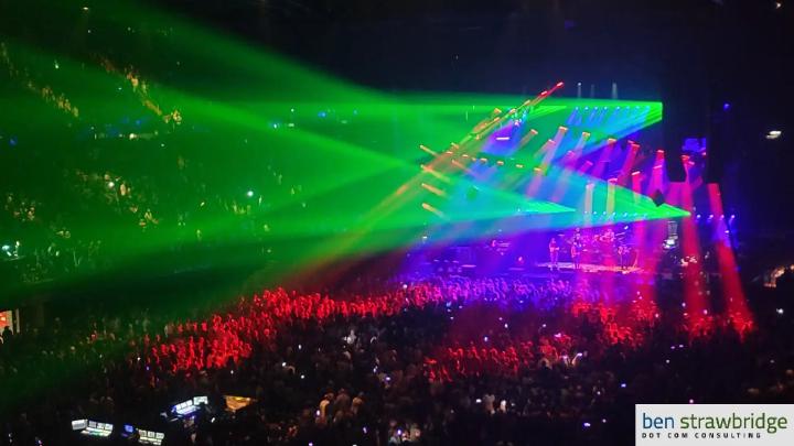 Lights coming up on Dead and Company at the Fabulous Forum in 2023 Lights coming up