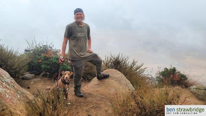 Ben and Rhys on Bishop Peak