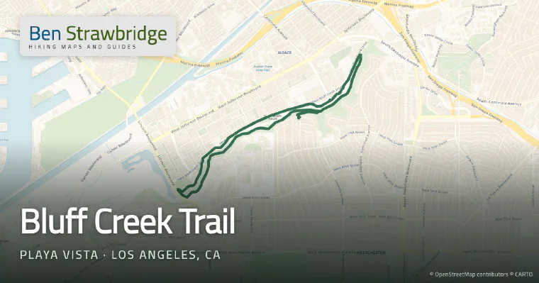 Bluff Creek Trail trail map